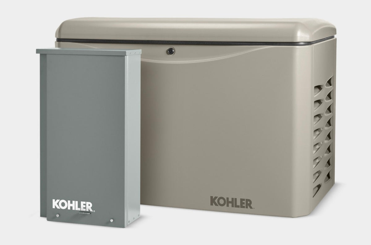 Kohler 20RCAL-200SELS 20kW
Generator with Aluminum Enclosure and 200A SE Transfer Switch